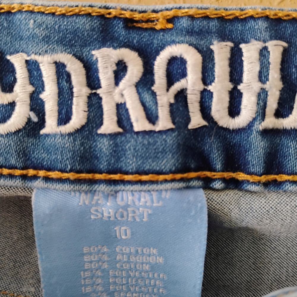 Hydraulic Women's Blue Denim Shorts - Picture 4 of 4